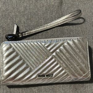 Nine West Silver Wallet